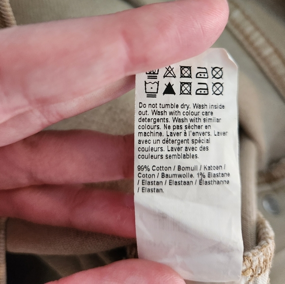 RIVER ISLAND straight leg ecru jeans - Picture 7 of 7